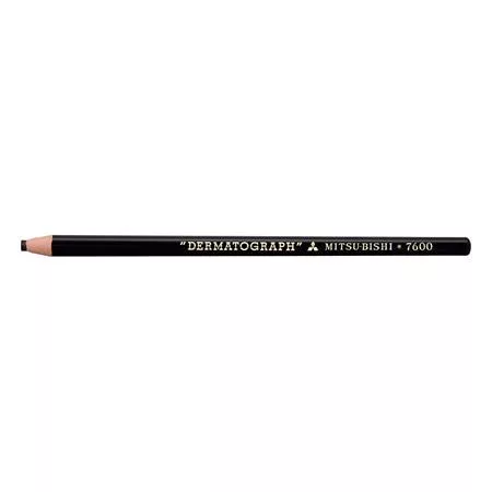 Jelölőceruza, UNI, "Dermatograph", fekete