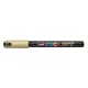 Dekormarker, 0,7 mm, UNI "Posca PC-1MR", arany