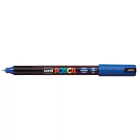 Dekormarker, 0,7 mm, UNI "Posca PC-1MR", kék