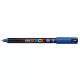 Dekormarker, 0,7 mm, UNI "Posca PC-1MR", kék