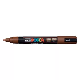Dekormarker, 0,9-1,3 mm, UNI "Posca PC-3M", barna
