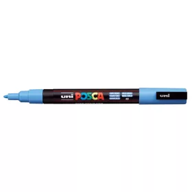   Dekormarker, 0,9-1,3 mm, UNI "Posca PC-3M", égszínkék