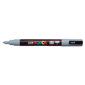   Dekormarker, 0,9-1,3 mm, UNI "Posca PC-3M", szürke