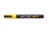 Dekormarker, 0,9-1,3 mm, UNI "Posca PC-3M", sárga