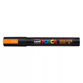  Dekormarker, 1,8-2,5 mm, UNI "Posca PC-5M", fluor narancs