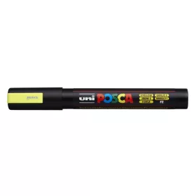   Dekormarker, 1,8-2,5 mm, UNI "Posca PC-5M", fluor sárga