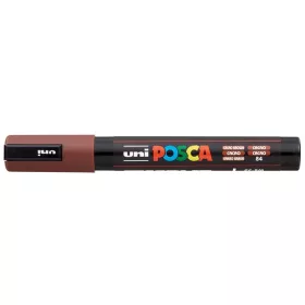   Dekormarker, 1,8-2,5 mm, UNI "Posca PC-5M", kakaó barna
