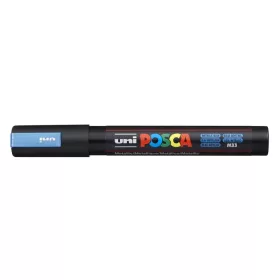   Dekormarker, 1,8-2,5 mm, UNI "Posca PC-5M", metálkék