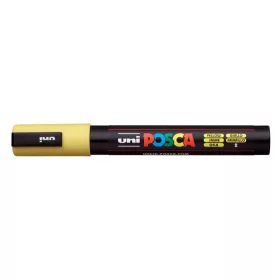 Dekormarker, 1,8-2,5 mm, UNI "Posca PC-5M", sárga