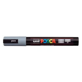   Dekormarker, 1,8-2,5 mm, UNI "Posca PC-5M", szürke
