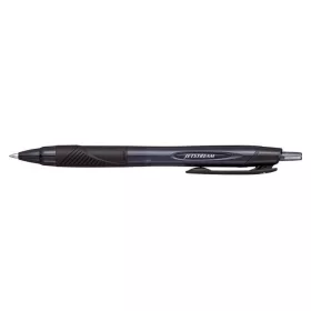   Golyóstoll, 0,35 mm, nyomógombos, fekete tolltest, UNI "SXN-157S Jetstream Sport Eco", fekete