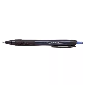   Golyóstoll, 0,35 mm, nyomógombos, fekete tolltest, UNI "SXN-157S Jetstream Sport Eco", kék