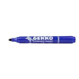  Alkoholos marker, 1-3 mm, kúpos, VICTORIA OFFICE, "Gekko", kék
