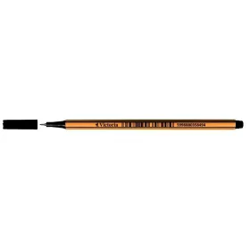 Tűfilc, 0,4 mm, VICTORIA OFFICE,"Slim", fekete