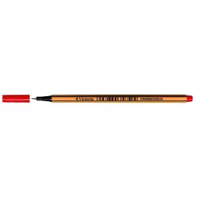 Tűfilc, 0,4 mm, VICTORIA OFFICE,"Slim", piros