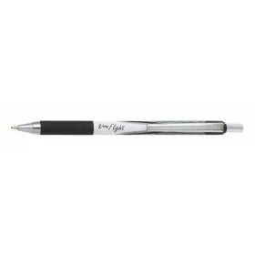   Golyóstoll, 0,34 mm, nyomógombos, ZEBRA "Z-Grip Flight", fekete