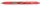 Golyóstoll, 0,27 mm, nyomógombos, ZEBRA "OLA", piros