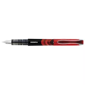 Töltőtoll, 0,6 mm, ZEBRA "Fountain pen", piros