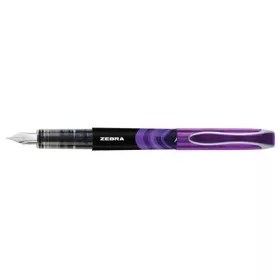 Töltőtoll, 0,6 mm, ZEBRA "Fountain pen", lila