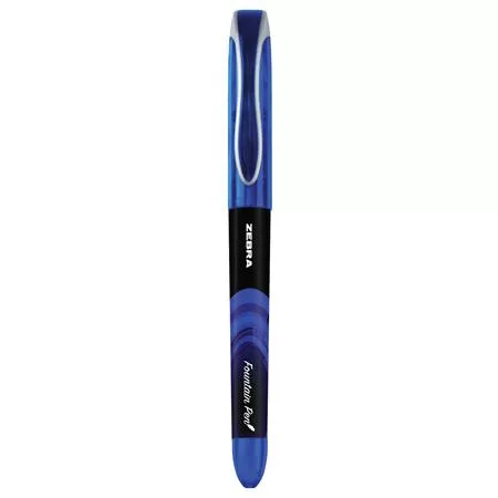 Töltőtoll, 0,6 mm, ZEBRA "Fountain pen", kék