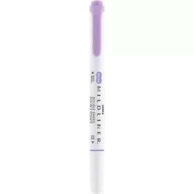   Szövegkiemelő, 1,0/3,5 mm, kétvégű ZEBRA "Mildliner Cool & Refined" lila