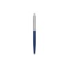 Golyóstoll, 0,24 mm, nyomógombos, ezüst színű klip, kék tolltest, ZEBRA "901", kék
