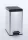 Pedálos szemetes, 25 l, CURVER "Slim Bin", fekete-ezüst