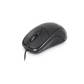   Egér, vezetékes, optikai, közepes méret, USB, URBAN FACTORY "Big Crazy", fekete