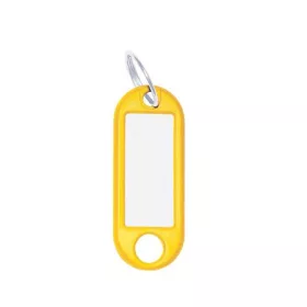 Kulcscímke, 10 db, WEDO sárga