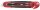 Univerzális kés, 18 mm, fóliavágóval, WEDO, "Safety" piros/fekete