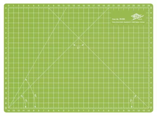 Vágóalátét, barkácsoláshoz, A4, WEDO "Comfortline", zöld