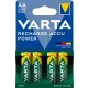 Tölthető elem, AA ceruza, 4x2600 mAh, előtöltött, VARTA "Power"
