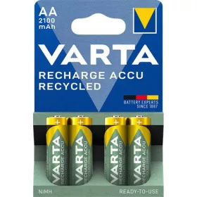   Tölthető elem, AA, ceruza, újrahasznosított, 4x2100 mAh, VARTA