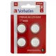 Gombelem, CR2032, 4 db, VERBATIM "Premium"