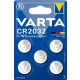 Gombelem, CR2032, 5 db, VARTA