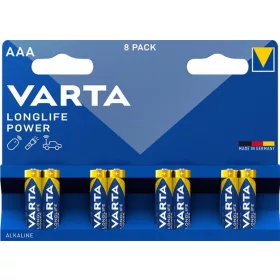 Elem, AAA mikro, 8 db, VARTA "Longlife Power"