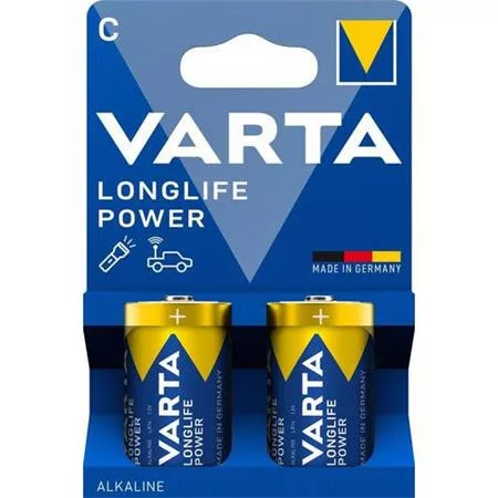 Elem, C baby, 2 db, műanyagmentes, VARTA "Longlife Power"