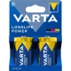 Elem, D góliát, 2 db, műanyagmentes, VARTA "Longlife Power"