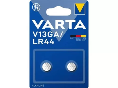 Gombelem, V13GA / LR44 / A76, 2 db, VARTA