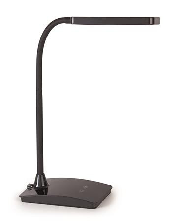 Asztali lámpa, LED, szabályozható, MAUL "Pearly colour vario", fekete