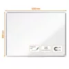 Fehértábla, zománcozott, mágneses, 120x90 cm, alumínium keret, Ecolabel, NOBO "Premium Plus"