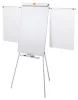 Flipchart tábla, mágneses felület, 2 db segédkarral, NOBO "Essentials", fehér