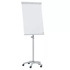 Flipchart tábla, mobil, mágneses felület, NOBO "Essentials", fehér