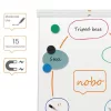 Flipchart tábla, mágneses felület, 70x100 cm, EcoLabel, NOBO "Premium Plus", fehér