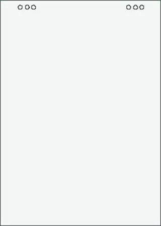 Flipchart papír, sima, 65x95 cm, 5x20 lap, VICTORIA VISUAL