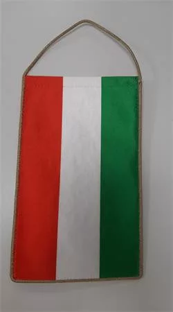 Zászló, asztali, magyar, címer nélkül, 15x25 cm