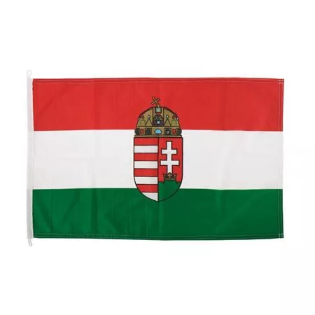 Zászló, magyar, címerrel 60x90 cm