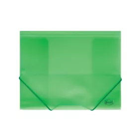 Gumis mappa, A4, PP, 0.45mm gumis, Forofis, átlátszó zöld