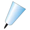 Alkoholos marker, CD/DVD, kétféle hegyű, 2mm és 0.5mm, Forofis, fekete