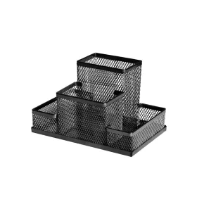 Asztali rendszerező fém hálós 15.3x10.3x10cm, Forofis, fekete